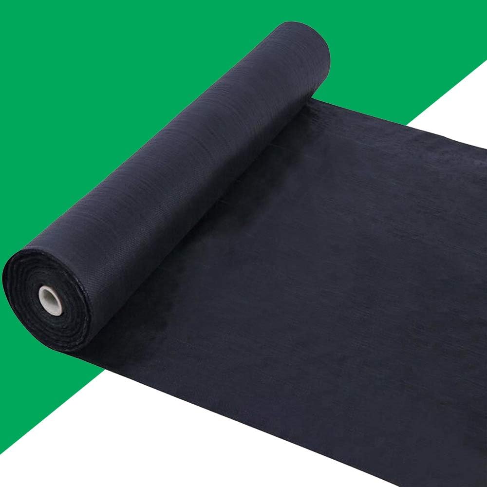 5oz Pro Weed Barrier Landscape Fabric, 3ft x 100ft, Black, Pack of 2 V20572