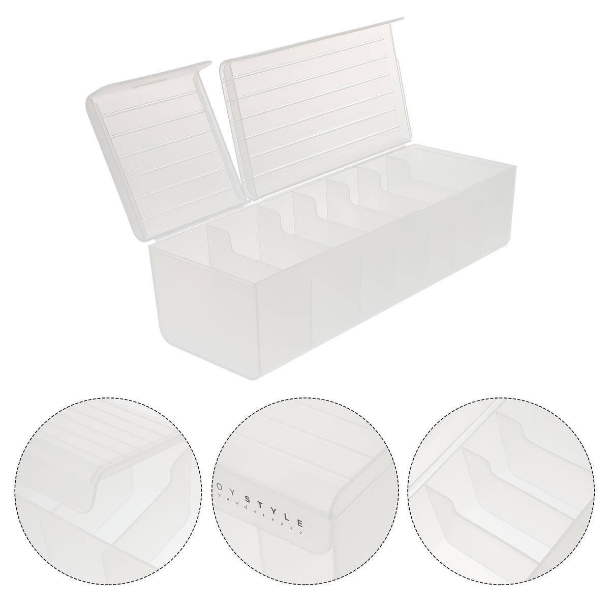 Slim USB Cable Organizer Storage Box E208077
