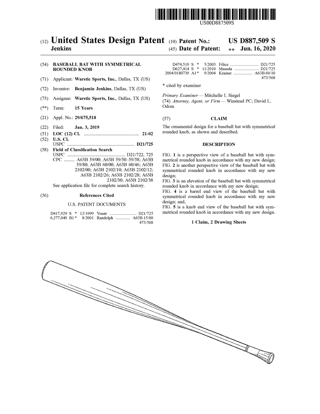 2021 Bonesaber Metal Baseball Bat U3325