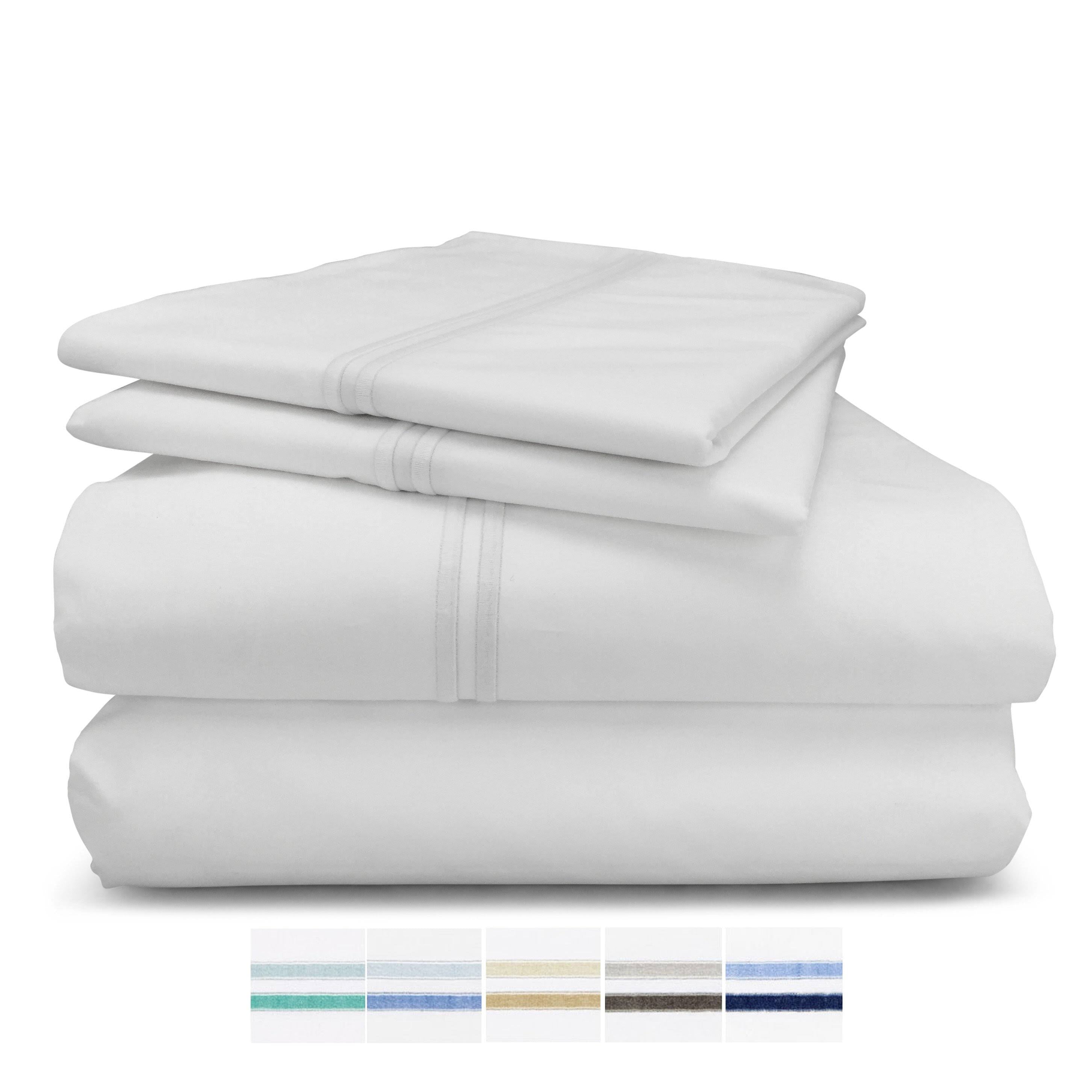 Azure Full/Queen Flat Sheet Z543806