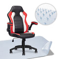 Red Leather High-Back Swivel Gaming Chair with PVC Mat C7728