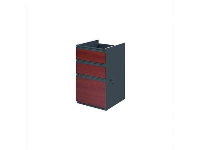 Bordeaux Graphite Pedestal Desk N81965