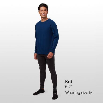 True Indigo Dk L Long Sleeve Crewe O608389