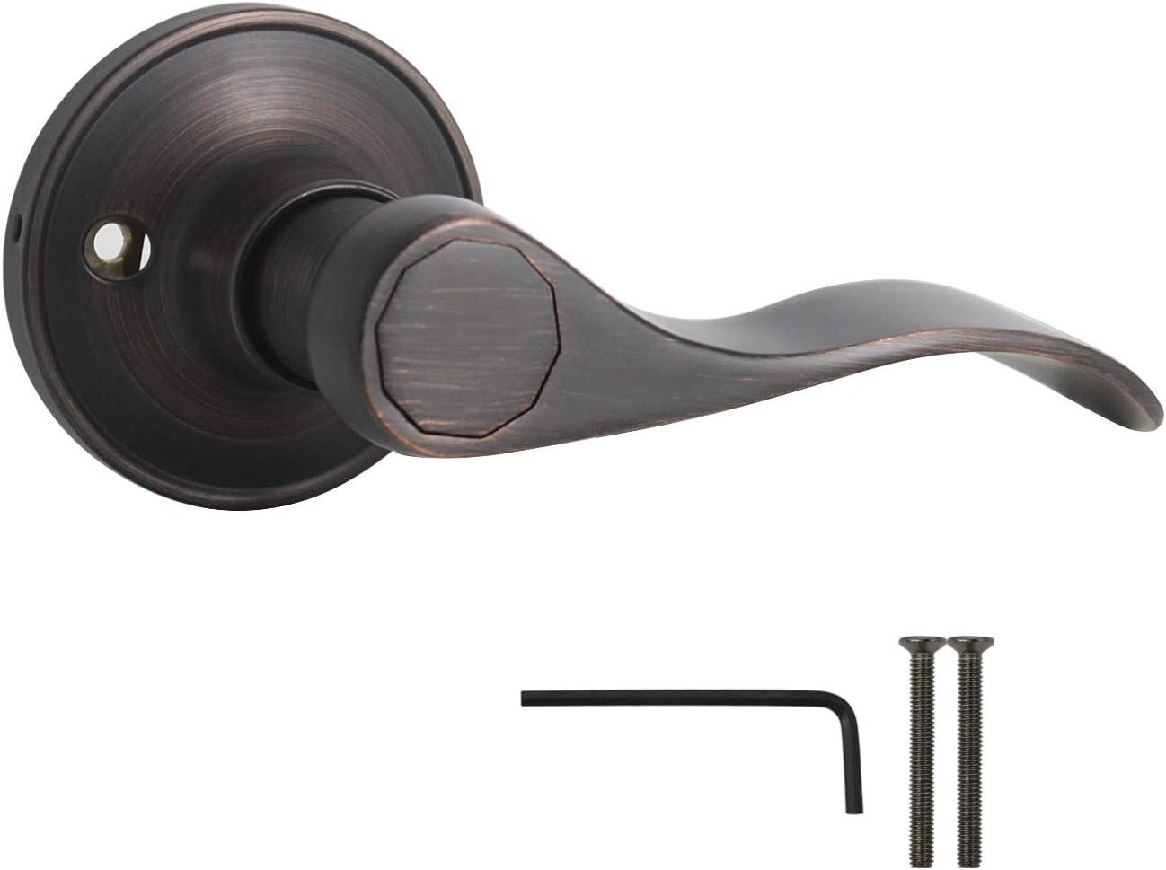 Oil Rubbed Bronze Dummy Door Handles, Right Handed 5 Pack U35941