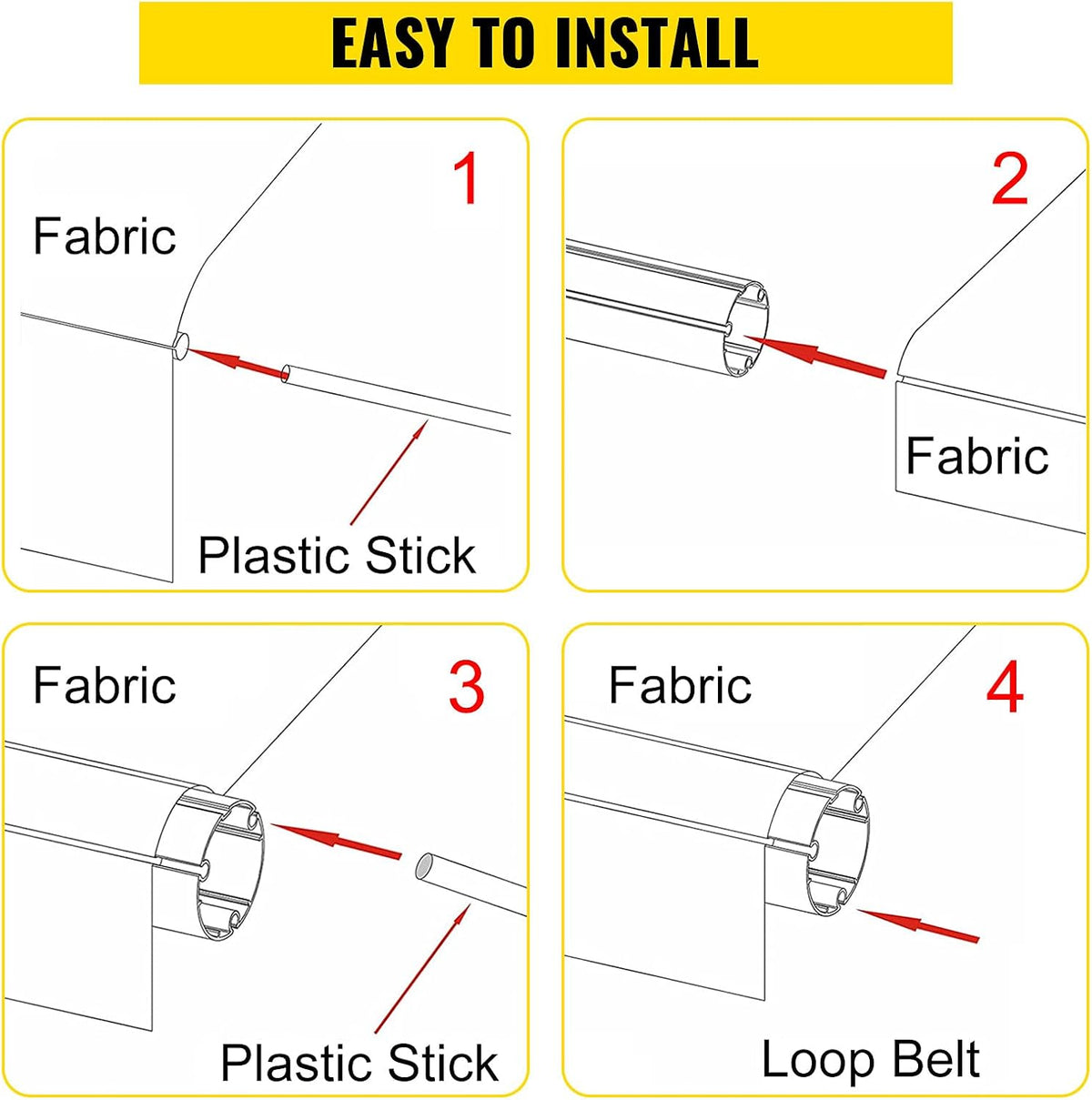 Ocean Blue 15oz Vinyl RV Awning Fabric Replacement M536877