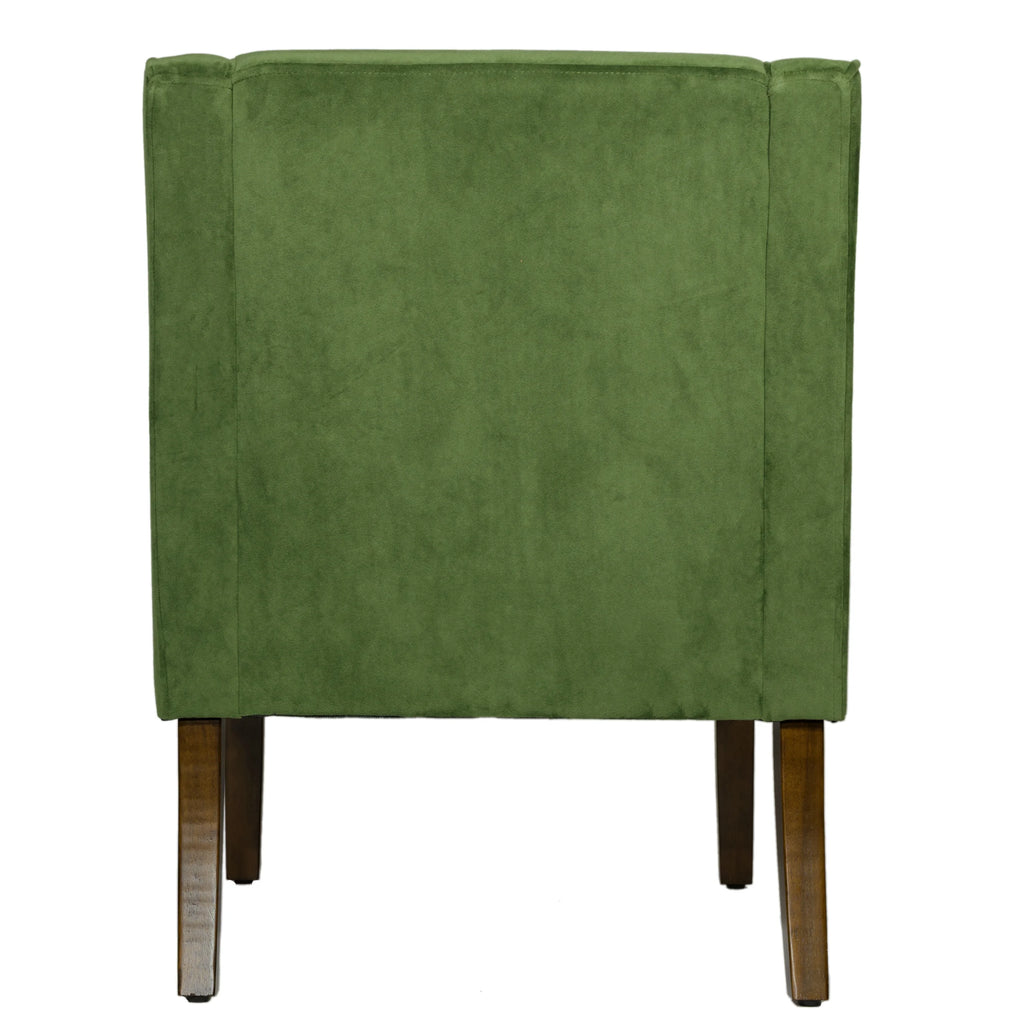 Velvet Swoop Arm Accent Chair Z17090