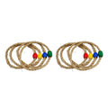 Natural Rope Ring Toss Game Toy 8 PCS Z24636