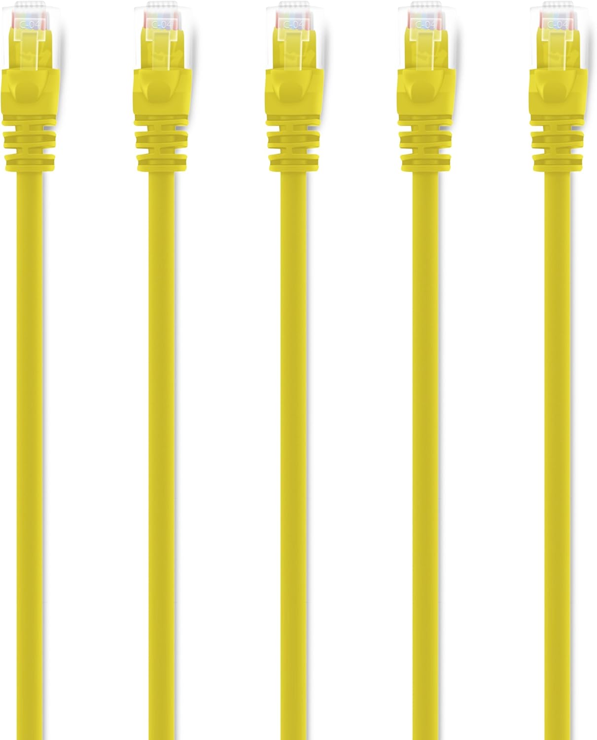 Cat 6 Ethernet Cable 1 ft (50-Pack) Yellow X213
