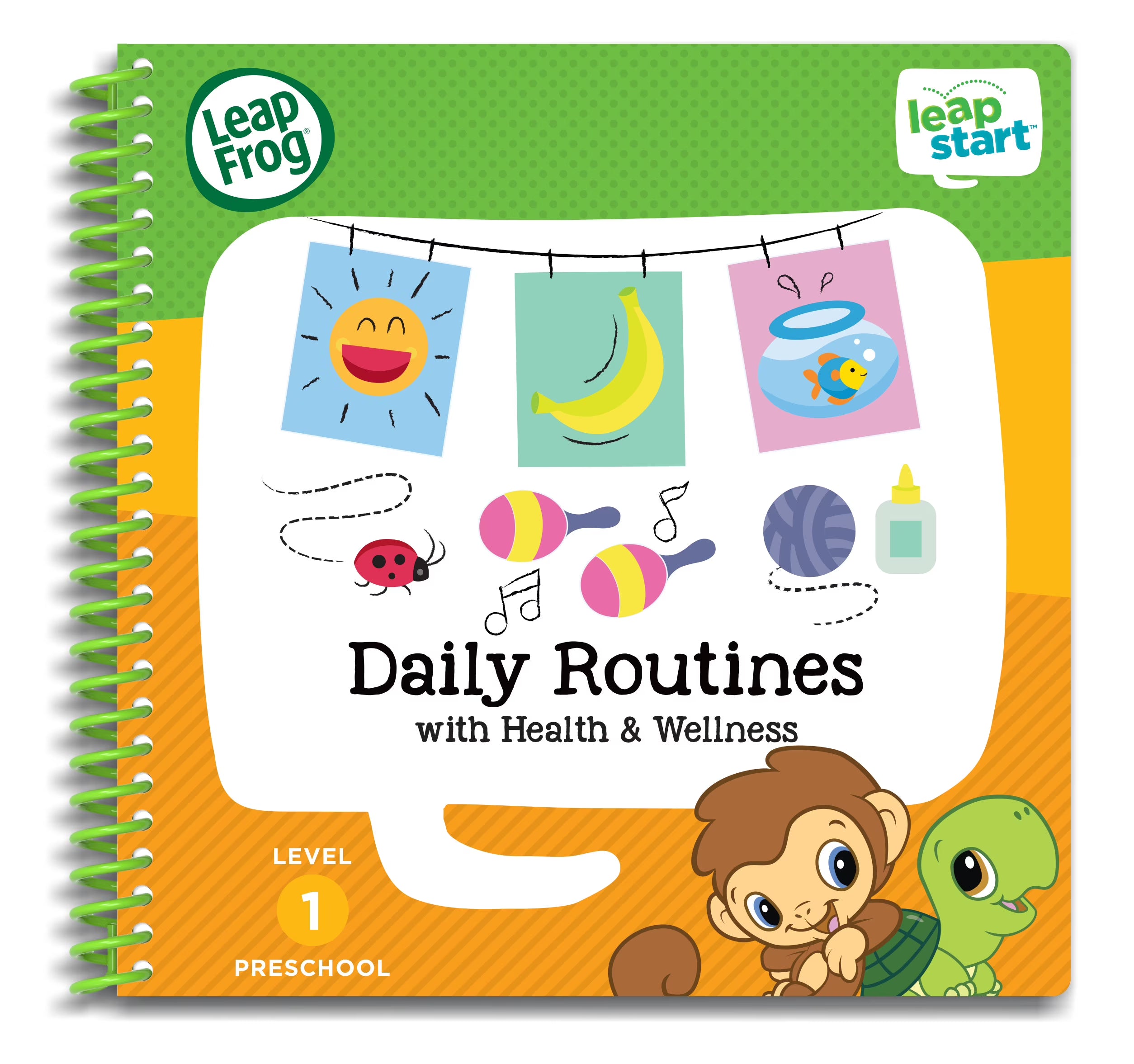 Preschool Daily Routines Activity Learning Book F8387