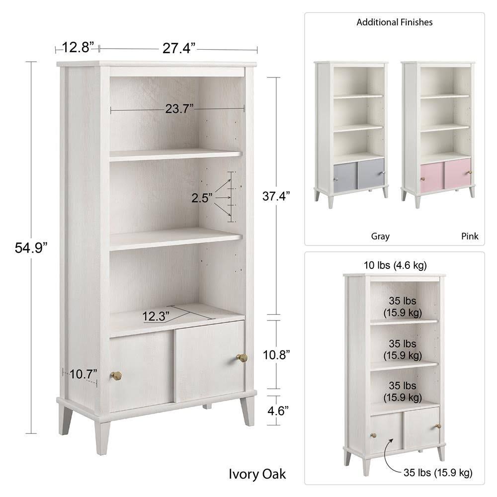 White Bookcase F32942