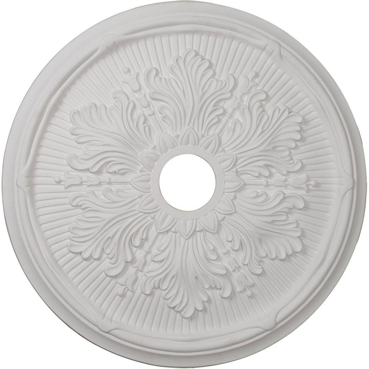 23 3/4x22OD x 3 5/8x22ID x 1 7/8x22P Hand-Painted Flash Copper Ceiling Medallion U2941