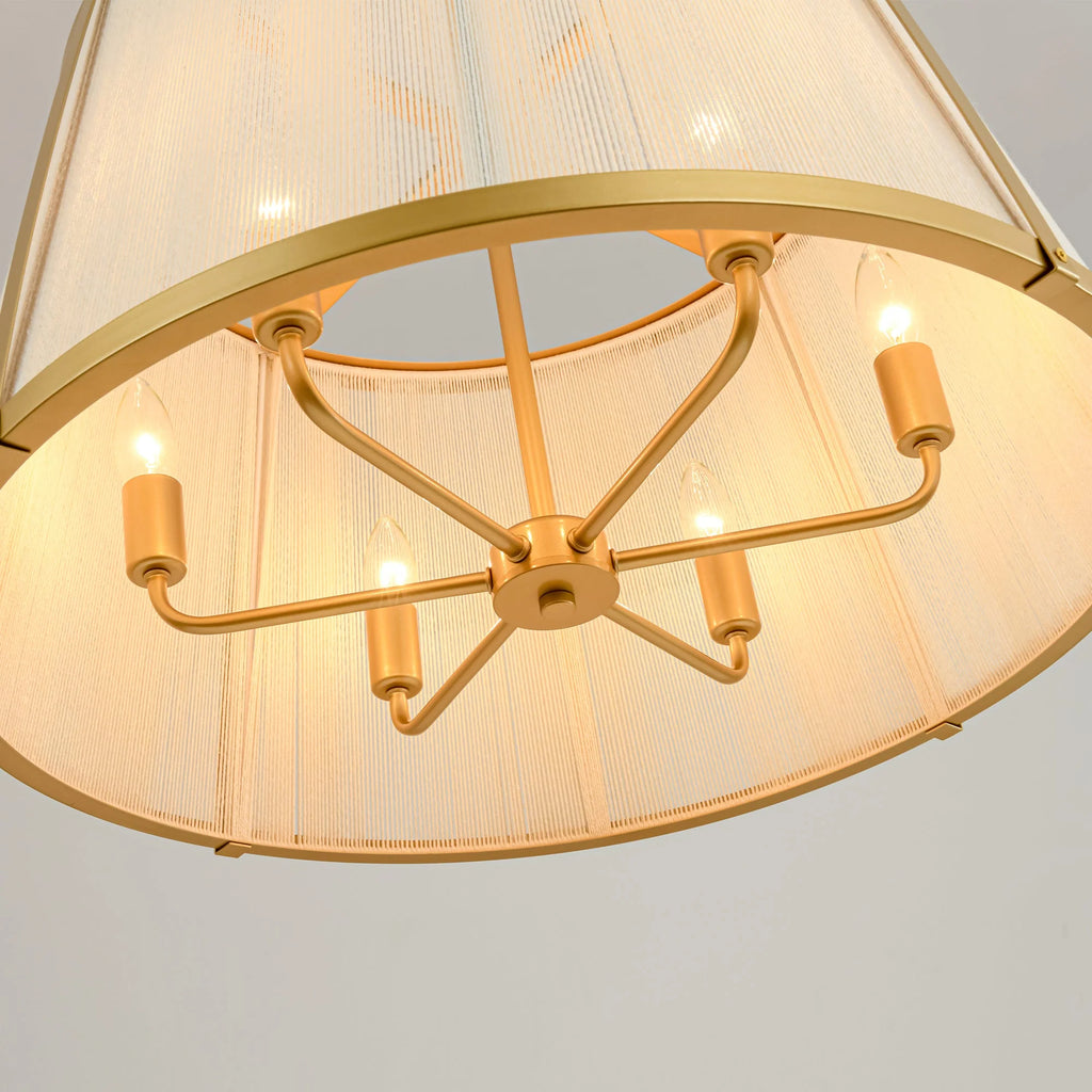 6-Light Dimmable Dome Kitchen Island Pendant C9332