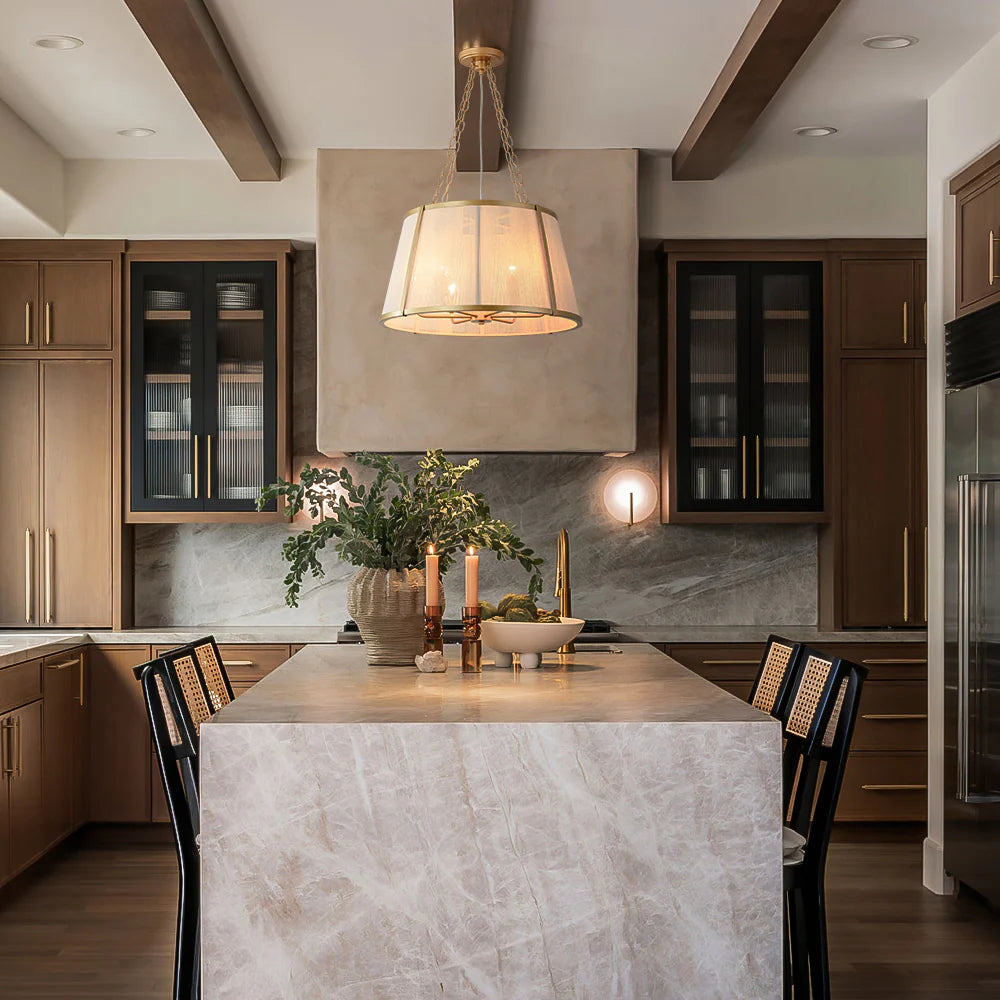 6-Light Dimmable Dome Kitchen Island Pendant C9332