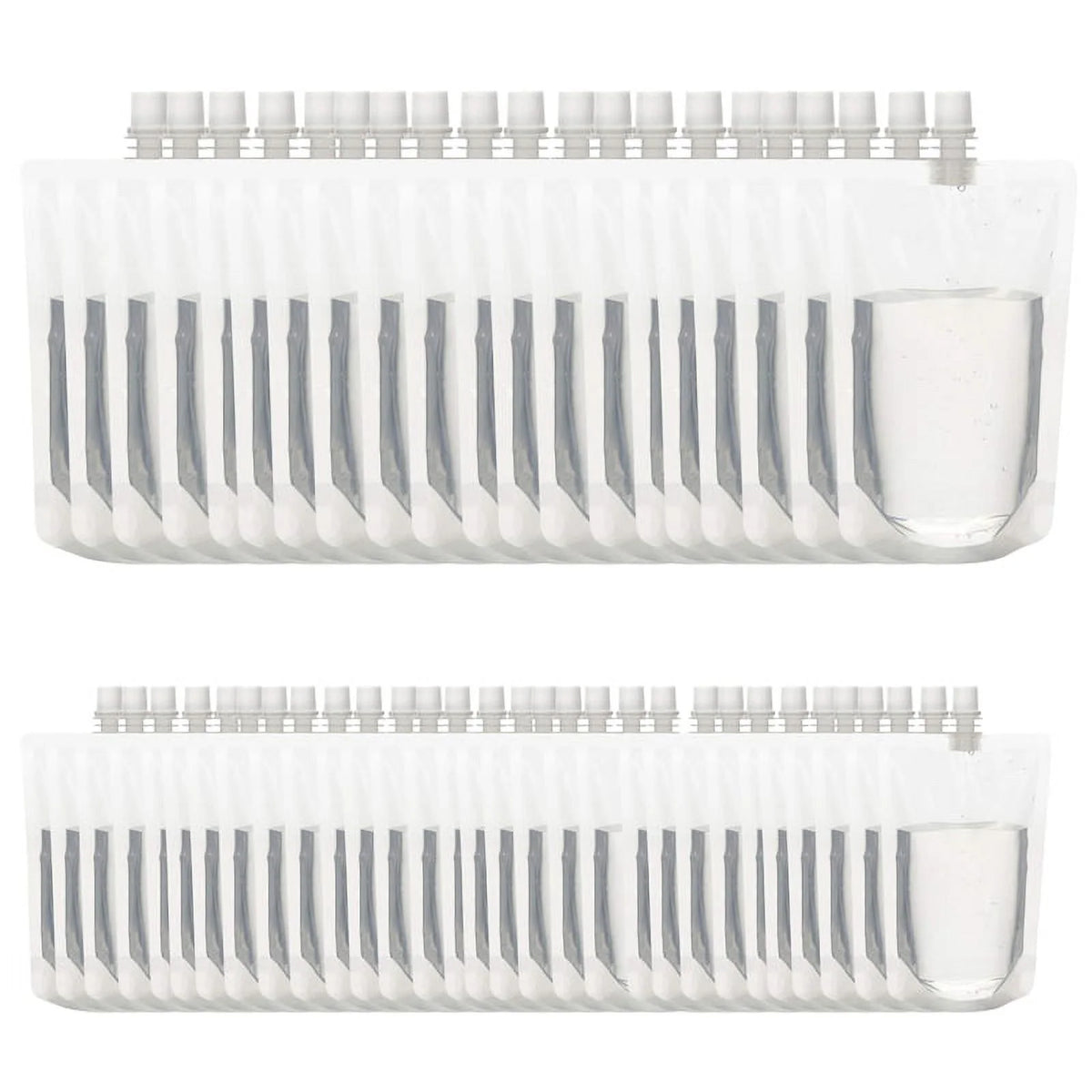 50PCS 100Ml Leak Proof Stand Up Pouch for Beverage Juice Milk Coffee Z3279