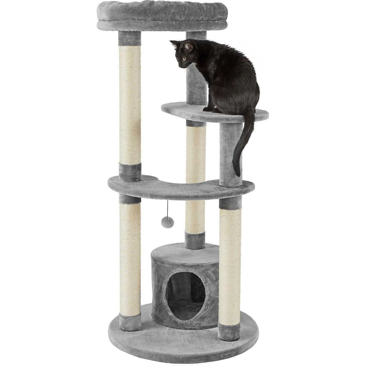 Heavy Duty Faux Fur Cat Tree Condo I790