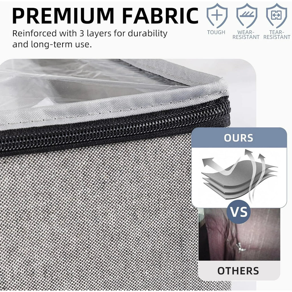 Under Bed Storage Container for Quilts Pillows Blankets, Foldable Large Capacity N668214