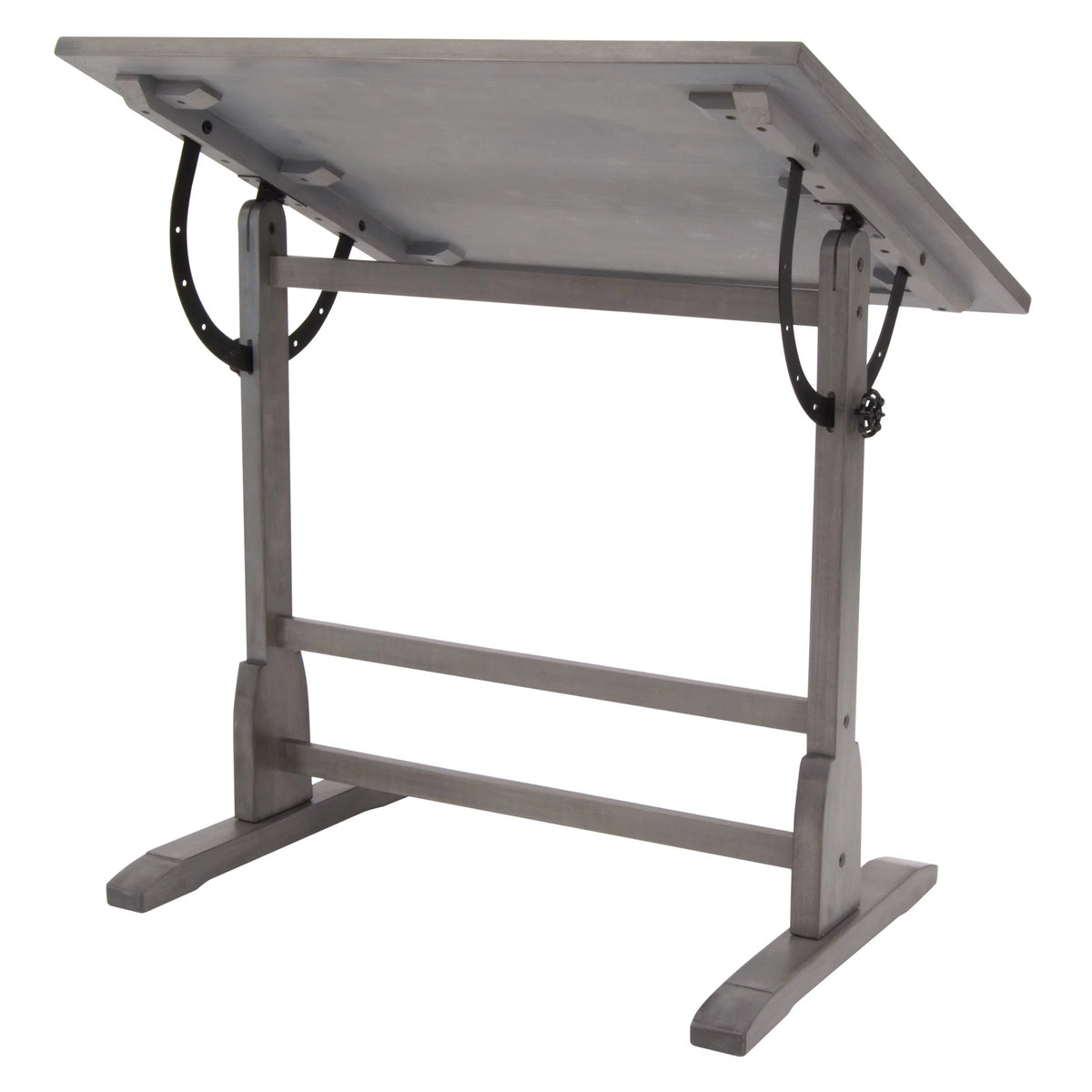 Solid Wood Drawing Table with Angle Adjustable Top Q7005