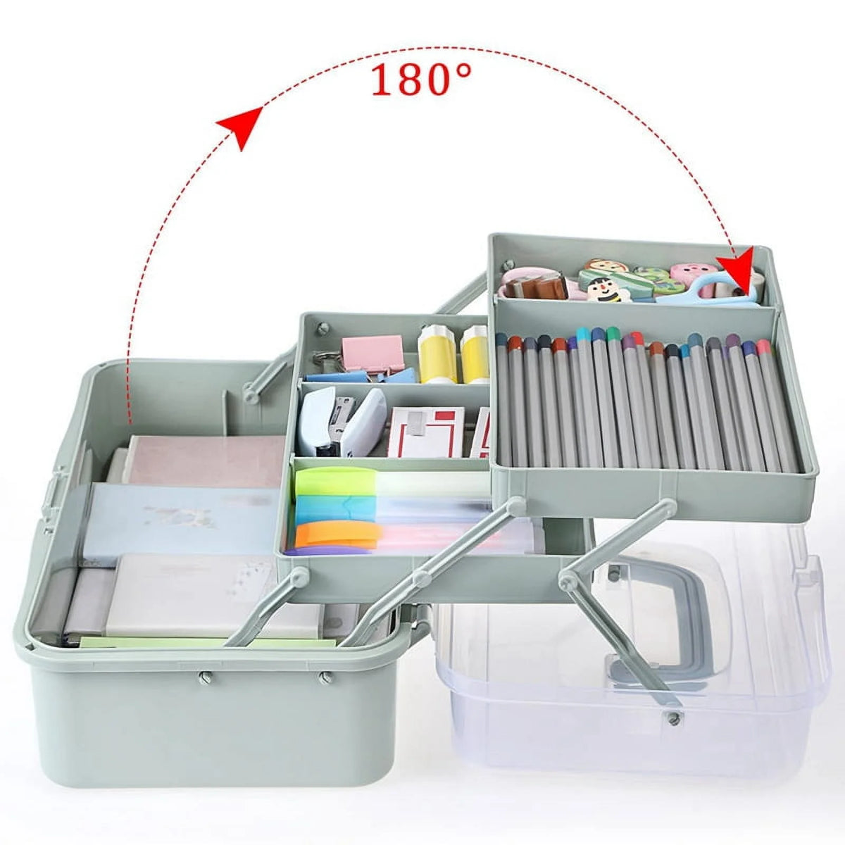 Plastic Dividing Storage Box with Adjustable Spacers N725