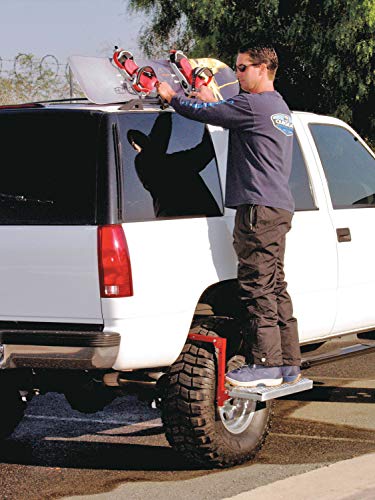 Heavy Duty Tire Step for Truck and SUV, Non-Slip Steel, Fold Flat I812