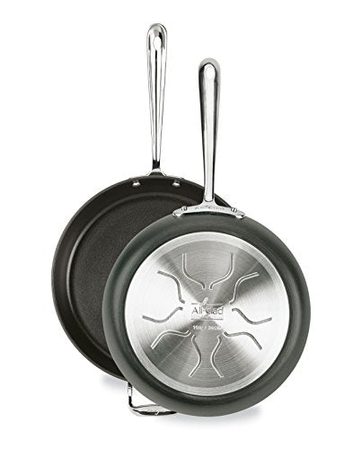 Hard Anodized Nonstick 2 Piece Fry Pan Set 10 12 Inch Cookware Black U659