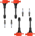 4pcs Racing Ignition Coil Pack and Platinum Spark Plug Compatible With Nissan Sentra 2002-2006 1.8L L4 T784148