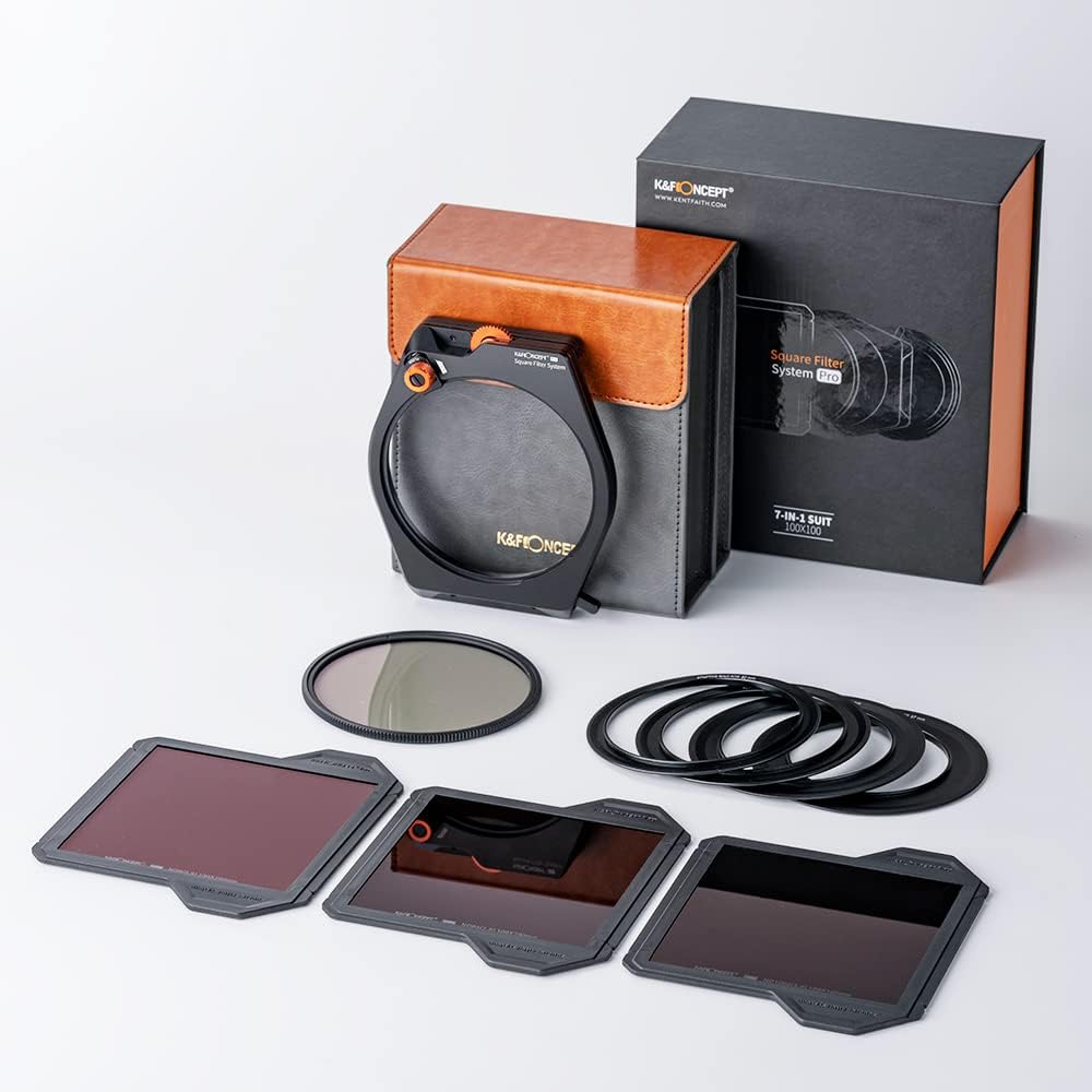 Square Filter Holder System Kit with Circular Polarizer and ND Filters X9629
