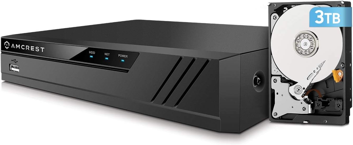 16CH 4K Network Video Recorder with 4TB Hard Drive B228445