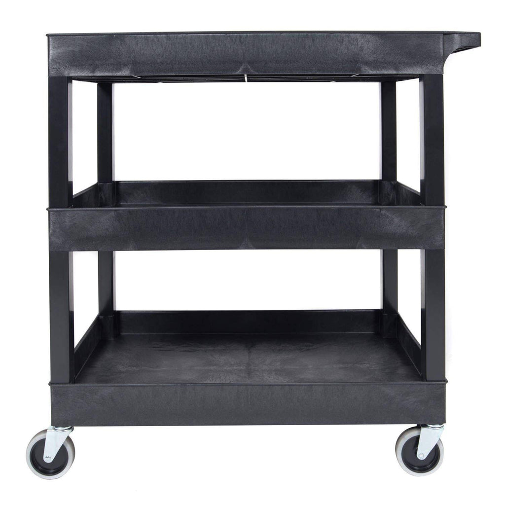 Black 3 Shelves Tub Cart M601