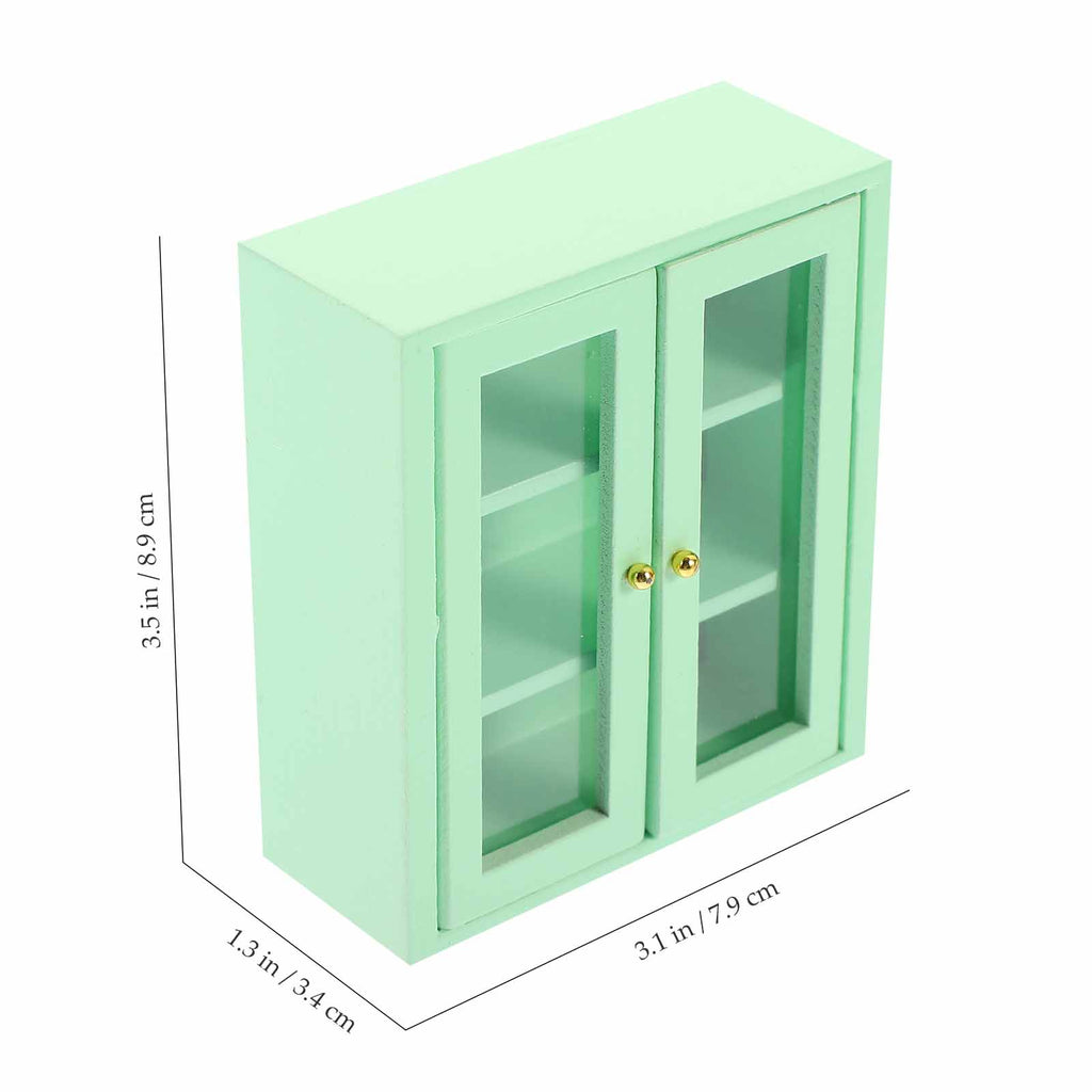 Wooden Miniature Cabinet Model Tiny House Ornament L53087