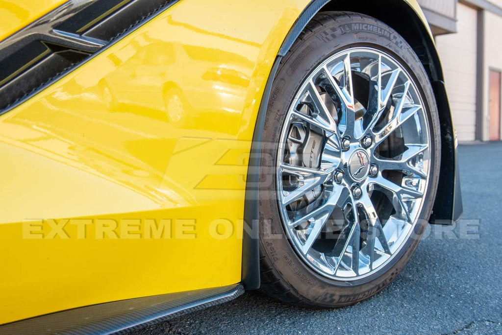 Black Front Side Splash Guards Mud Flap Pair Pack of 2 B2283