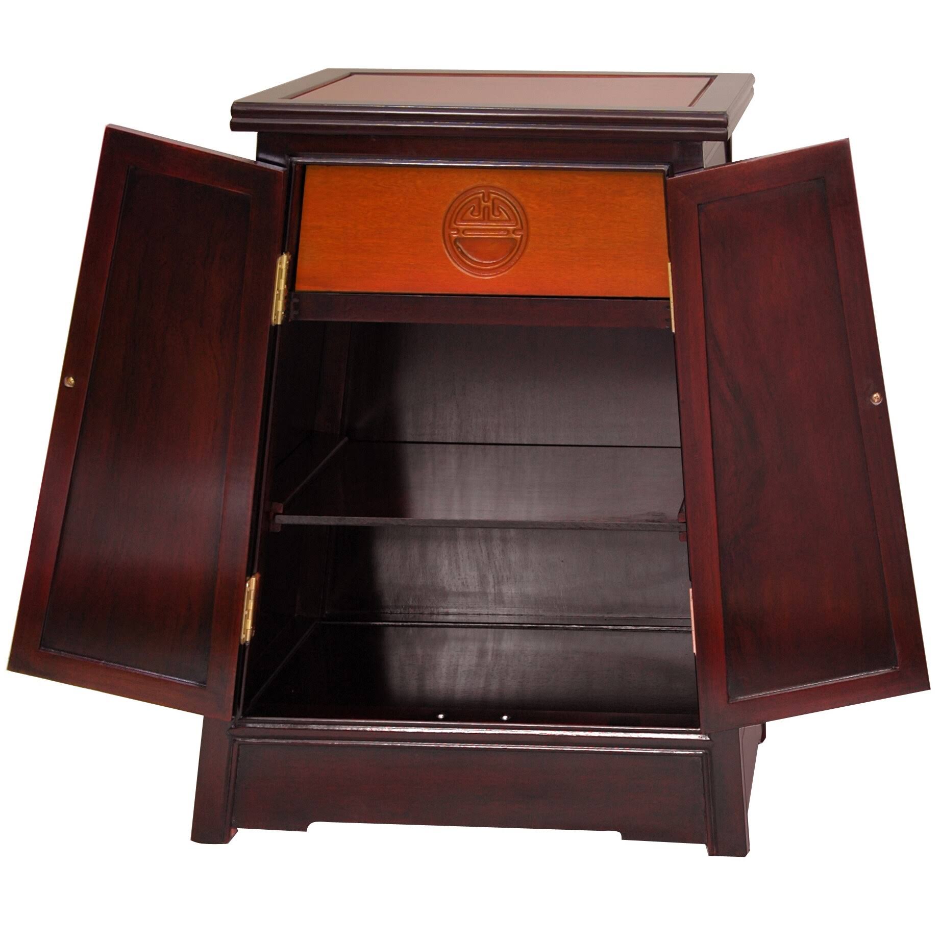 Rosewood Long Life Cabinet - Two-Tone H1493