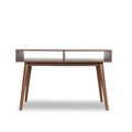 Mid Century Modern Jadon Brown Wood Study Desk P439