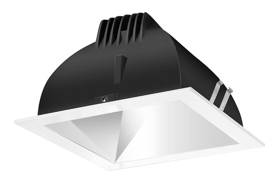 LED Trim Mod6 Sq Wallwash 35K 80CRI Matte Cone White Ring U424