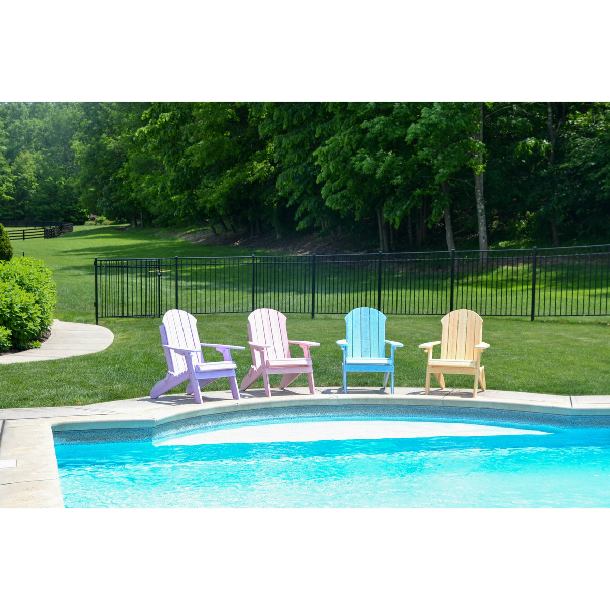 Weathered Wood Folding Adirondack Chair R33200