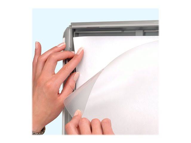 Snap-Frame Sign Holder with Curved Metal Stand K744