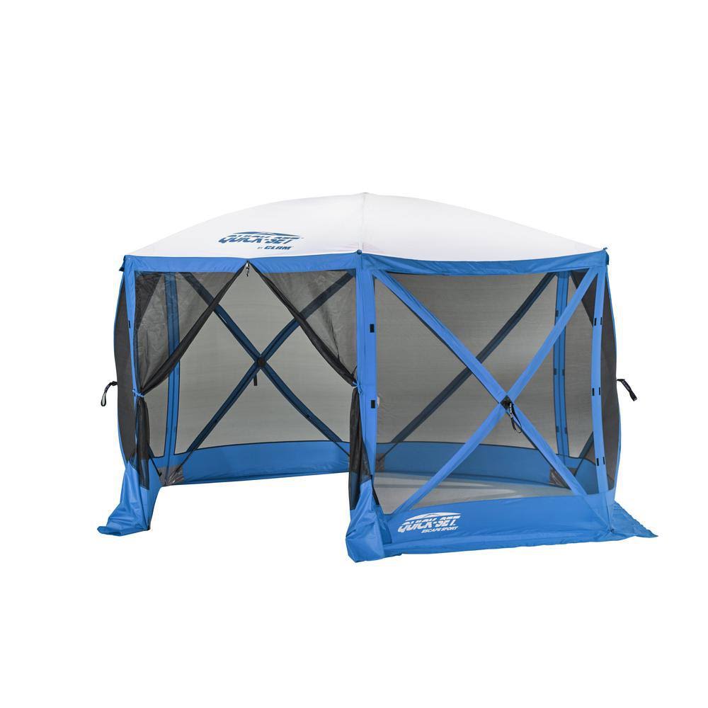 Blue Pop Up Camping Canopy Tent U405