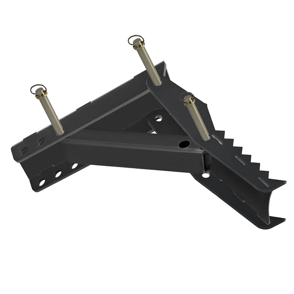 24 inch Excavator Hydraulic Thumb Backhoe Thumb Attachments Weld 1/2 Inch Teeth Thick Steel Plate Assembly CNC Plasma Cut Bolt-On Design Q10898