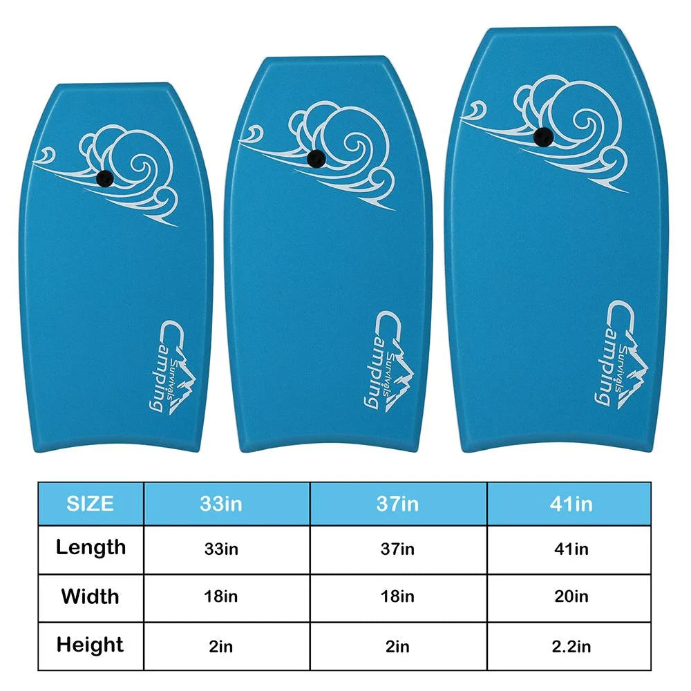 33" Kids Lightweight Bodyboard with Wrist Leash A425