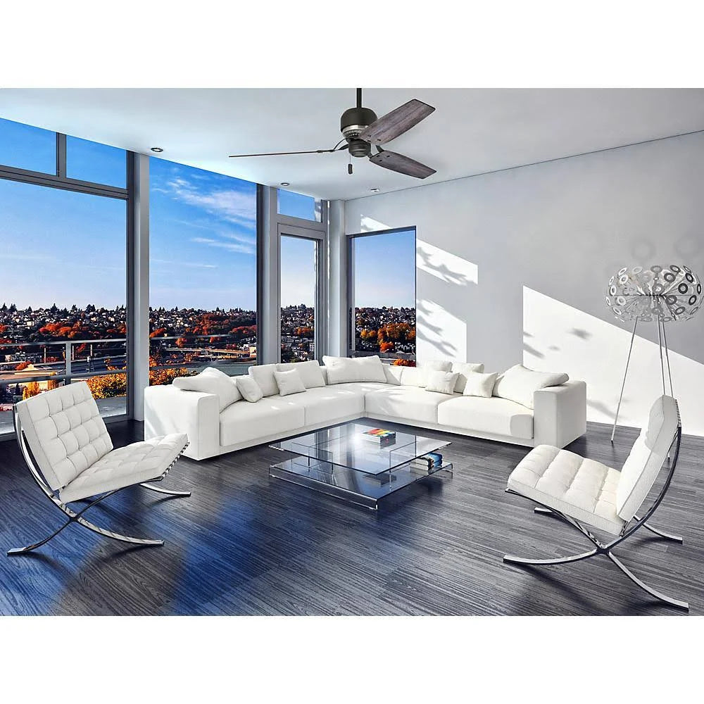 Aged Steel Ceiling Fan Q5804