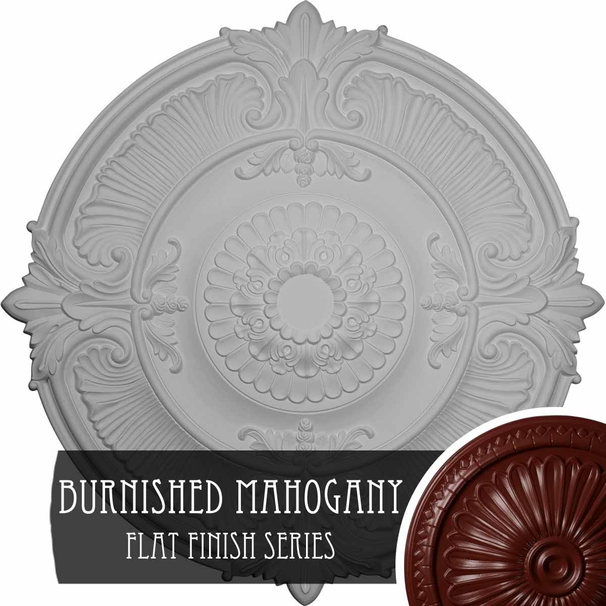 53 1/2x22OD x 3 1/2x22P Acanthus Leaf Ceiling Medallion M6331