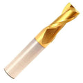 Carbide End Mill 4 Flute Tin 1-1/2x22 Flute Length 6x22 Overall Length 5/16x22 Shank Single End Square N9899