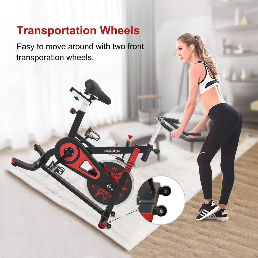 Exercise Bike Indoor Cycling Bike Stationary Bicycle with Resistance Upright Bike Z2660