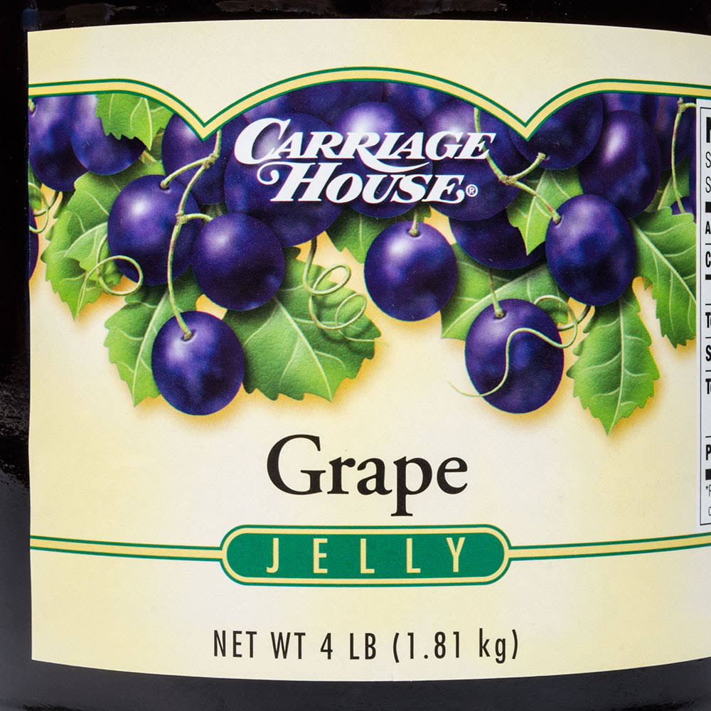 4 lb. Glass Jar Grape Jelly O888
