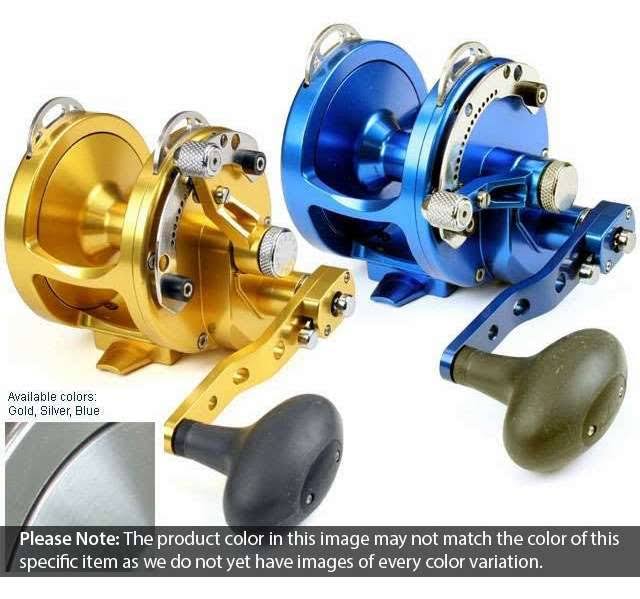 Blue Two-Speed Lever Drag Casting Reels M351