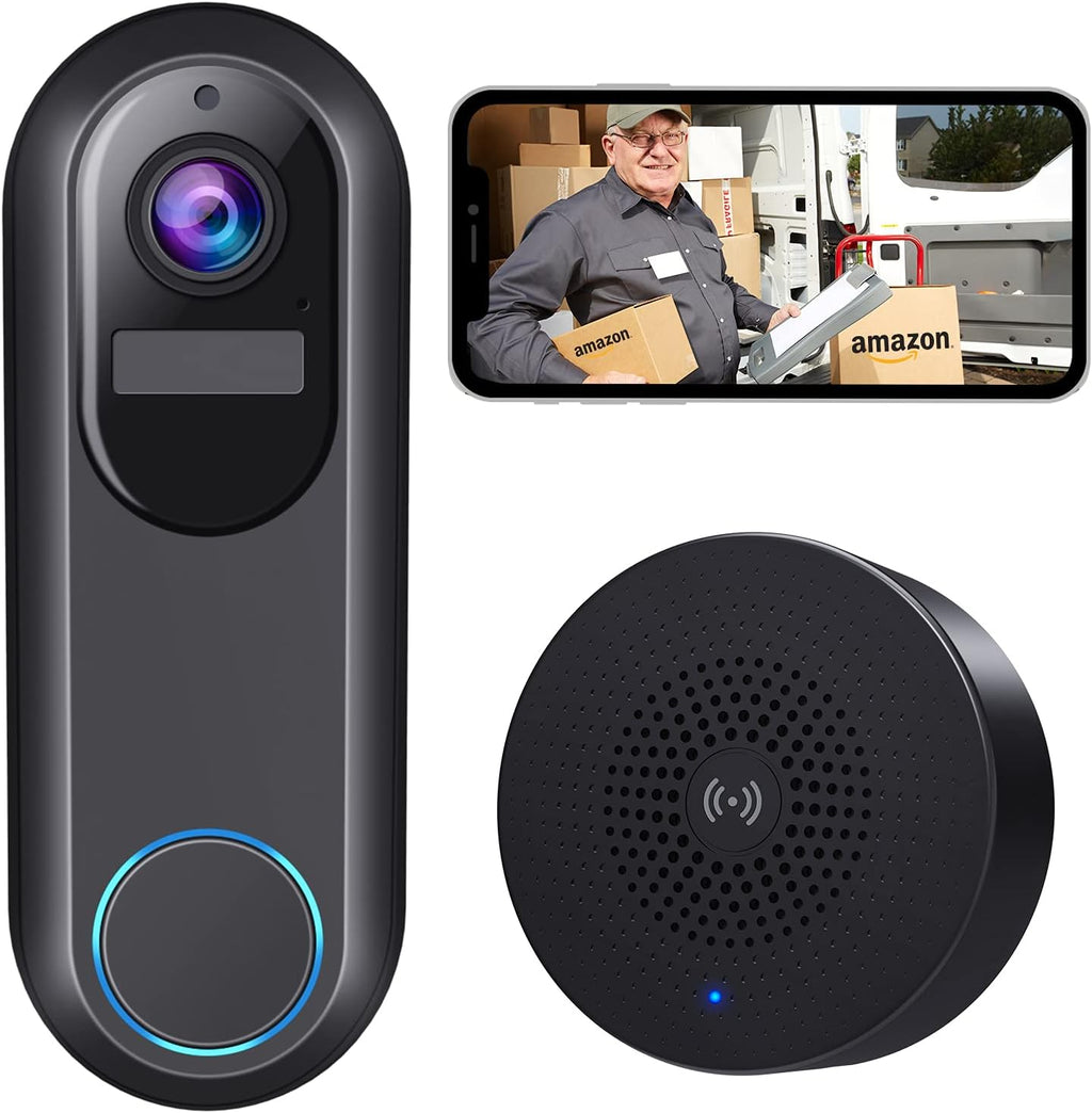 Wireless Video Doorbell Camera with Wireless Chime X32417