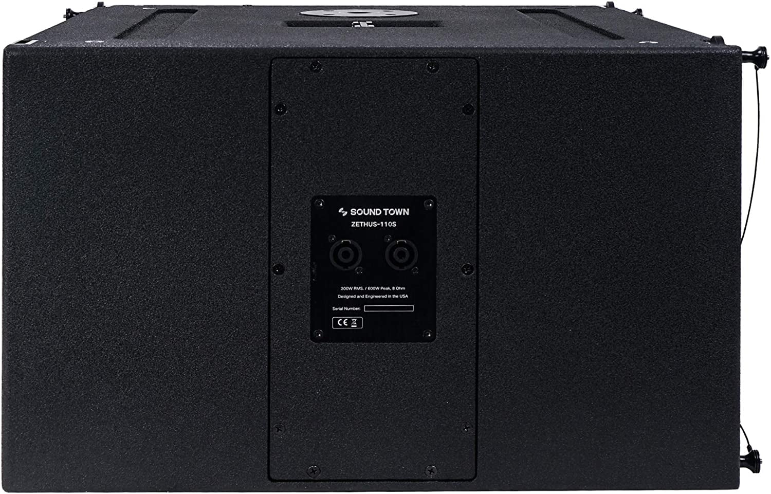 Line Array System with 10-inch Subwoofer and Four Dual 5-inch Speakers, Black B46557
