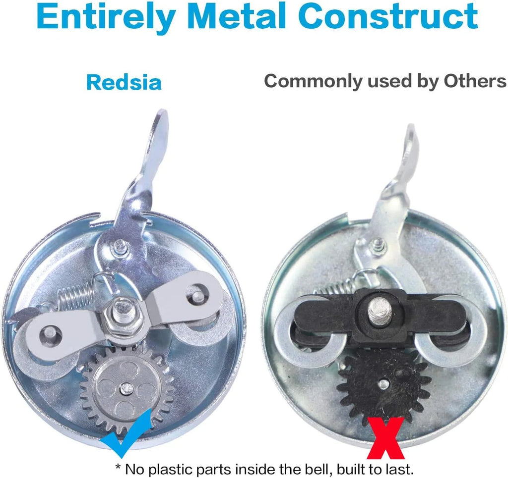 2 Pack All Metal Bike Bell for Bicycle Handlebars Q9600