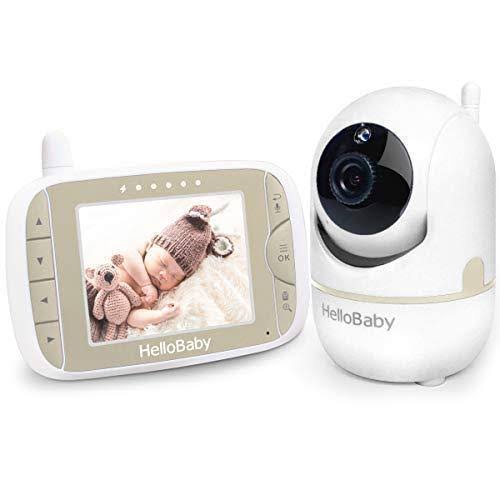 Baby Monitor with Remote Pan-Tilt-Zoom Camera and 3.2 LCD Screen, Infrared Night Vision H8823