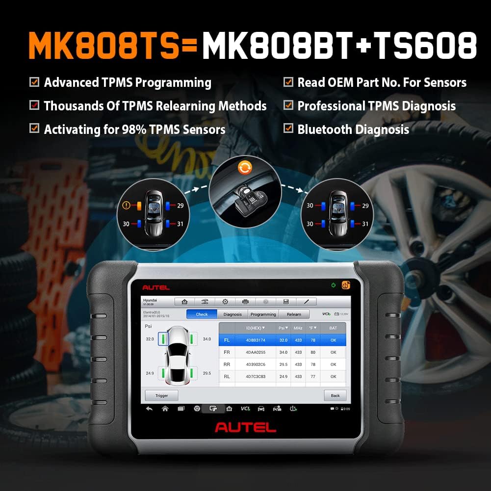 OE-Level TPMS Scan Tool with 30+ Service Functions M4740