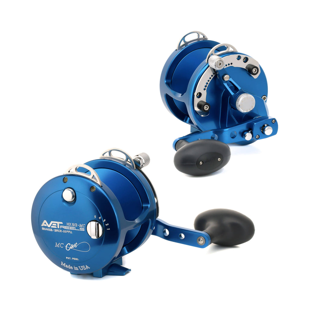 Blue Two-Speed Lever Drag Casting Reels M351